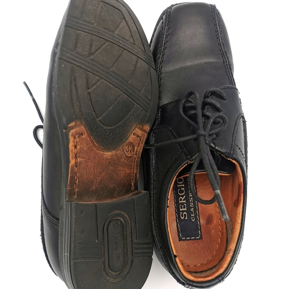 SIZE 13.5Y SERGIO CLASSIC LINE DRESS SHOES - Picture 7 of 9